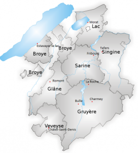 Districts - Canton de Fribourg
